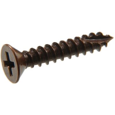 Hillman The Group Tornillo plano de madera Phillips de 22,86 x 3,81 cm, bronce antiguo, 15 unidades Hillman The Group Tornillo plano de madera Phillips de 22,86 x 3,81 cm, bronce antiguo, 15 unidades