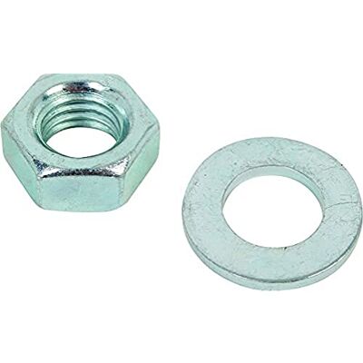 Alberts 853976 Tuerca y arandela, Acero inoxidable, Roscado M10, Juego de 2 Alberts 853976 Tuerca y arandela, Acero inoxidable, Roscado M10, Juego de 2