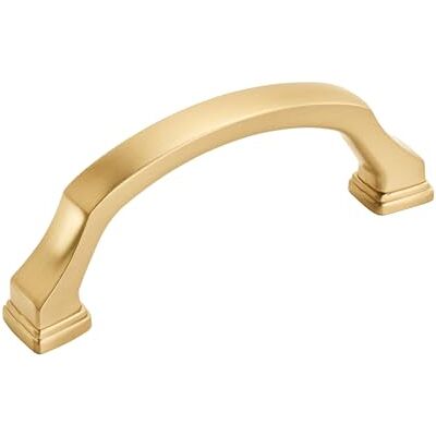 Amerock Tirador de gabinete, bronce champán, 3 pulgadas (76 mm) de centro a centro, revitaliza, paquete de 1 unidad, tirador de cajón, asa de cajón, herrajes para gabinete Amerock Tirador de gabinete, bronce champán, 3 pulgadas (76 mm) de centro a centro, revitaliza, paquete de 1 unidad, tirador de cajón, asa de cajón, herrajes para gabinete