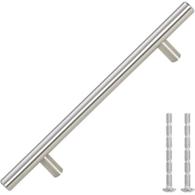 vidaXL Tiradores para Armarios 10 uds, Tiradores en Barra, Manijas de Cajones Muebles, Tiradores de Puerta Corredera, Acero Inoxidable Plateado 160 mm vidaXL Tiradores para Armarios 10 uds, Tiradores en Barra, Manijas de Cajones Muebles, Tiradores de Puerta Corredera, Acero Inoxidable Plateado 160 mm