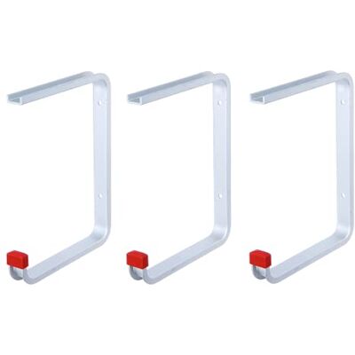 Alberts GAH- 800925 Ganchos de techo (3 unidades, en ángulo, aluminio, profundidad del gancho 175 mm, altura total 220 mm) Alberts GAH- 800925 Ganchos de techo (3 unidades, en ángulo, aluminio, profundidad del gancho 175 mm, altura total 220 mm)