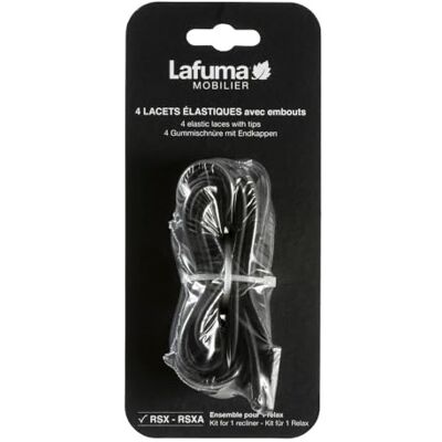Lafuma Mobilier Cuerdas elásticas para RSX/RSXA, 4 Cuerdas, Negro, Lafuma Mobilier Cuerdas elásticas para RSX/RSXA, 4 Cuerdas, Negro,