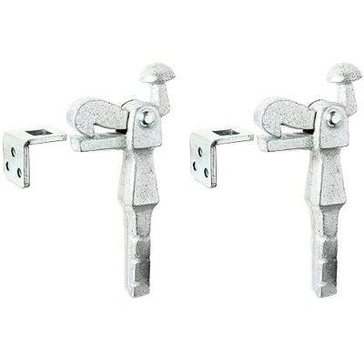 Alberts GAH- 412814 Tope de puerta para empotrar en hormigón, altura 168 mm, profundidad 52 mm, juego de 2 Alberts GAH- 412814 Tope de puerta para empotrar en hormigón, altura 168 mm, profundidad 52 mm, juego de 2