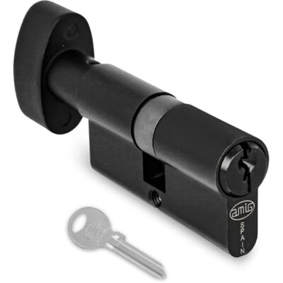 Amig Cilindro para Cerradura Medida: 70 mm (35-35) 6 Pines Sistema Antiganzuado y Antibumping Pasadores Antitaladro Incluye 3 Llaves Tornillo de Fijación de 65 mm Amig Cilindro para Cerradura Medida: 70 mm (35-35) 6 Pines Sistema Antiganzuado y Antibumping Pasadores Antitaladro Incluye 3 Llaves Tornillo de Fijación de 65 mm