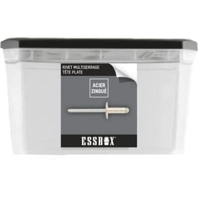 Scell-it Remaches estándar ESSBOX Alu/Acero Cabeza ancha Ø4,8 mm x 16 mm Caja de 250 EX-9445524816 Scell-it Remaches estándar ESSBOX Alu/Acero Cabeza ancha Ø4,8 mm x 16 mm Caja de 250 EX-9445524816