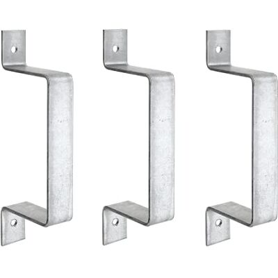 Alberts GAH- 202873 Juego de 3 herrajes para valla (galvanizado al fuego, 40 x 320 mm) Alberts GAH- 202873 Juego de 3 herrajes para valla (galvanizado al fuego, 40 x 320 mm)