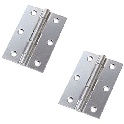 Merriway Bisagra de Acero, Chapado en Zinc Brillante, 63 mm Merriway Bisagra de Acero, Chapado en Zinc Brillante, 63 mm