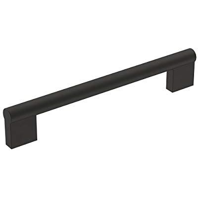 Amerock Mango de gabinete Negro mate 6-5/16 pulgadas (160 mm) de centro a centro Versa 1 paquete Jaladera de cajón Asa de gabinete Herrajes para gabinete Amerock Mango de gabinete Negro mate 6-5/16 pulgadas (160 mm) de centro a centro Versa 1 paquete Jaladera de cajón Asa de gabinete Herrajes para gabinete