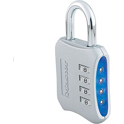 Master Lock Candado con Combinación y Cuerpo de Zinc, Color aleatorio, 8,6 x 5 x 1,5 cm Master Lock Candado con Combinación y Cuerpo de Zinc, Color aleatorio, 8,6 x 5 x 1,5 cm