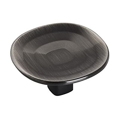 Amerock Pomo concéntrico de bronce de cañón de 40 mm de diámetro para gabinete Amerock Pomo concéntrico de bronce de cañón de 40 mm de diámetro para gabinete