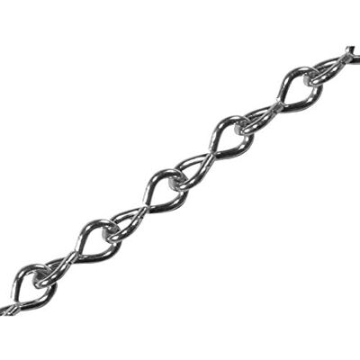 Faithfull CHJCUT20Z Cadena de eslabones para lonas (tamaño: 2mm x 2.5m) Faithfull CHJCUT20Z Cadena de eslabones para lonas (tamaño: 2mm x 2.5m)