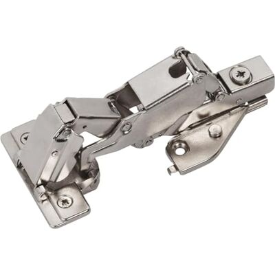 Amerock Paquete de 2 bisagras ocultas de cierre suave de 165 grados Lazy Susan para puerta plegable Amerock Paquete de 2 bisagras ocultas de cierre suave de 165 grados Lazy Susan para puerta plegable