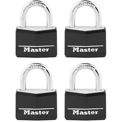 Master Lock Cubierta resistente a los arañazos, paquete de 4 cerraduras Master Lock Cubierta resistente a los arañazos, paquete de 4 cerraduras