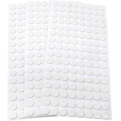 Adsamm ® / 384 x almohadillas de fieltro / Ø 12 mm / blanco / redondo / Protectores de suelo para patas de mueble / auto-adhesivos / con grosor de 1,5 mm de la máxima calidad Adsamm ® / 384 x almohadillas de fieltro / Ø 12 mm / blanco / redondo / Protectores de suelo para patas de mueble / auto-adhesivos / con grosor de 1,5 mm de la máxima calidad