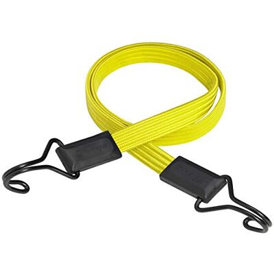Master Lock Cuerdas elásticas Planas con Ganchos de Doble Alambre, Óptimo para Sujetar Cargas Pequeñas, Camping, Mudanzas, Amarillo, 100 cm Master Lock Cuerdas elásticas Planas con Ganchos de Doble Alambre, Óptimo para Sujetar Cargas Pequeñas, Camping, Mudanzas, Amarillo, 100 cm