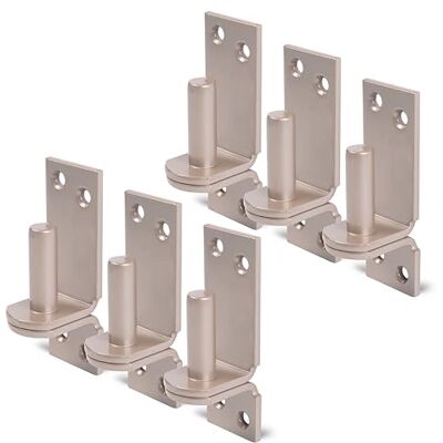 Alberts DURAVIS® Gozne sobre pletina, Gancho DI, Con doble recubrimiento beige RAL 1035, Ø del entre eje 13 mm, Pletina 100 x 35 mm, Juego de 6 Alberts DURAVIS® Gozne sobre pletina, Gancho DI, Con doble recubrimiento beige RAL 1035, Ø del entre eje 13 mm, Pletina 100 x 35 mm, Juego de 6
