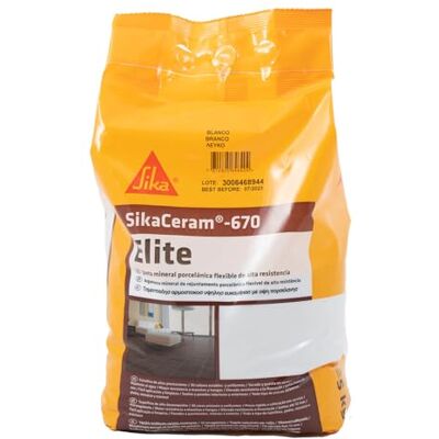 SIKA Junta mineral porcelánica flexible Ceram-670 Elite Salvia De alta resistencia coloreada para relleno de juntas de 2-12 mm en paramentos y pavimentos 5 kg SIKA Junta mineral porcelánica flexible Ceram-670 Elite Salvia De alta resistencia coloreada para relleno de juntas de 2-12 mm en paramentos y pavimentos 5 kg