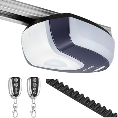 VEVOR Motor para Puerta Seccional de Garaje Fuerza 600 N Riel de Correa Abrepuertas para Uso Doméstico, con 2 Interruptores de Control Remoto, Luz LED, Apertura y Cierre a Distancia, Kit de Montaje VEVOR Motor para Puerta Seccional de Garaje Fuerza 600 N Riel de Correa Abrepuertas para Uso Doméstico, con 2 Interruptores de Control Remoto, Luz LED, Apertura y Cierre a Distancia, Kit de Montaje