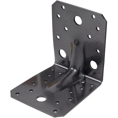 Alberts DURAVIS® Conectores angulares para cargas pesadas (revestimiento dúplex de diamante negro, tamaño 105 x 105 x 90 mm, 20 unidades) Alberts DURAVIS® Conectores angulares para cargas pesadas (revestimiento dúplex de diamante negro, tamaño 105 x 105 x 90 mm, 20 unidades)