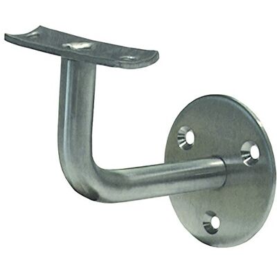 Alpertec pasamanos Soporte con 3 orificios de fijación, Niro K 240 Mate, distancia a la pared: 75 mm para tubo diámetro 42,4 mm, 1 pieza, 34350500 K1 Alpertec pasamanos Soporte con 3 orificios de fijación, Niro K 240 Mate, distancia a la pared: 75 mm para tubo diámetro 42,4 mm, 1 pieza, 34350500 K1