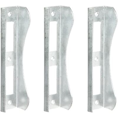 Alberts GAH- Tope para puertas con cerradura de inserción (37 mm de grosor, 37 x 181 mm, superficie superior: galvanizado) Alberts GAH- Tope para puertas con cerradura de inserción (37 mm de grosor, 37 x 181 mm, superficie superior: galvanizado)