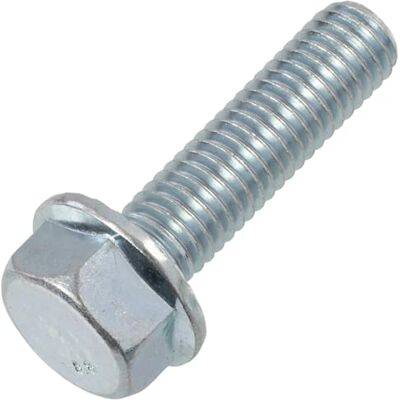 AERZETIX Juego de 10 Perno de Brida con Cabeza Hexagonal M8x30mm DIN 6921 Acero Galvanizado Color Plata Tornillo de Montaje AERZETIX Juego de 10 Perno de Brida con Cabeza Hexagonal M8x30mm DIN 6921 Acero Galvanizado Color Plata Tornillo de Montaje