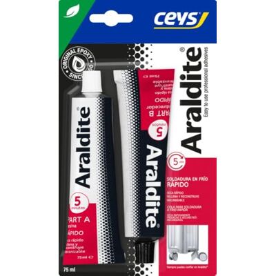 ceys Araldite Rápido Pegamento Epoxi Bicomponente Profesional 2x75 ml ceys Araldite Rápido Pegamento Epoxi Bicomponente Profesional 2x75 ml