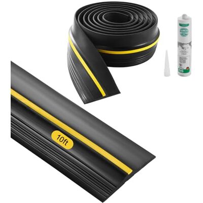 VEVOR Tira de Sellado para Umbral de Puerta de Garaje 3,05 m Tira de Sellado Inferior Impermeable para Puerta de Garaje con Adhesivo, Reemplazo de Burlete de PVC Grueso Mejorado para Bricolaje, Negro VEVOR Tira de Sellado para Umbral de Puerta de Garaje 3,05 m Tira de Sellado Inferior Impermeable para Puerta de Garaje con Adhesivo, Reemplazo de Burlete de PVC Grueso Mejorado para Bricolaje, Negro