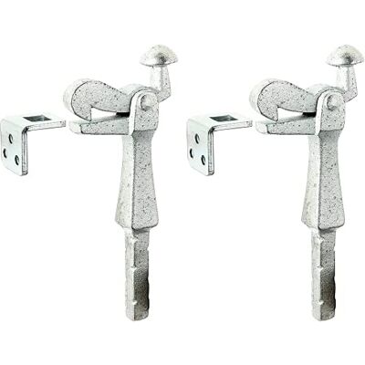 Alberts GAH- 412821 Tope de puerta para empotrar en hormigón, altura 191 mm, profundidad 52 mm, juego de 2 Alberts GAH- 412821 Tope de puerta para empotrar en hormigón, altura 191 mm, profundidad 52 mm, juego de 2