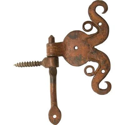 SCHÖRGHOFER & FREHE Ernegg Bisagra forjada para puerta de armario (hierro envejecido, encerado oxidado) SCHÖRGHOFER & FREHE Ernegg Bisagra forjada para puerta de armario (hierro envejecido, encerado oxidado)