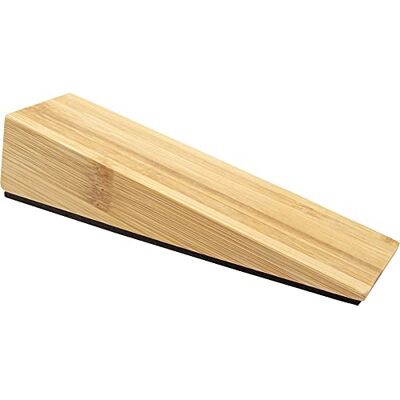 WAGNER Cuña para Puerta BAMBOO, Tope de Puerta 170 x 45 x 42 mm, Madera de Bambú Maciza, Natural, Antideslizante, Protege Puerta y Pared WAGNER Cuña para Puerta BAMBOO, Tope de Puerta 170 x 45 x 42 mm, Madera de Bambú Maciza, Natural, Antideslizante, Protege Puerta y Pared