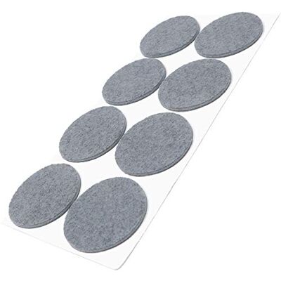 Adsamm ® / 8 x deslizantes de Fieltro autoadhesivos/Gris/ø 50 mm/Redondo/Deslizantes de Fieltro para Muebles de 3,5 mm de Grosor/Deslizantes para Muebles y Suelos Adsamm ® / 8 x deslizantes de Fieltro autoadhesivos/Gris/ø 50 mm/Redondo/Deslizantes de Fieltro para Muebles de 3,5 mm de Grosor/Deslizantes para Muebles y Suelos