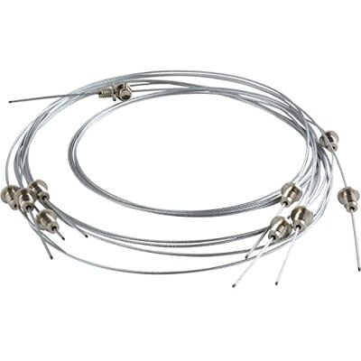 Schüco Accuride Smartcube-Juego de Tensor de Cuerda con 5 Cables de Alambre para módulo de Techo, Galvanizado, Seilspanner Schüco Accuride Smartcube-Juego de Tensor de Cuerda con 5 Cables de Alambre para módulo de Techo, Galvanizado, Seilspanner