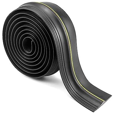 QWORK ® 6m sello de umbral de puerta de garaje, burlete de goma para puerta de garaje QWORK ® 6m sello de umbral de puerta de garaje, burlete de goma para puerta de garaje