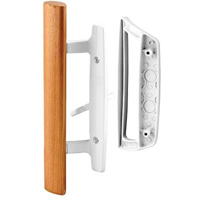 PRiME Products Juego de vidrio corredizo – Reemplaza las manijas de puerta viejas o dañadas rápida y fácilmente – Color blanco fundido, mortaja/estilo gancho (se adapta a agujeros de PRiME Products Juego de vidrio corredizo – Reemplaza las manijas de puerta viejas o dañadas rápida y fácilmente – Color blanco fundido, mortaja/estilo gancho (se adapta a agujeros de
