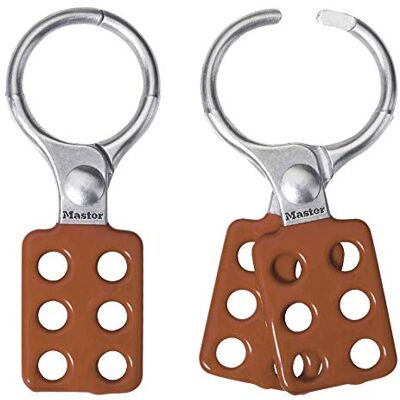 Master Lock Aldaba de consignación de aluminio, espacio de mordaza de 38 mm Master Lock Aldaba de consignación de aluminio, espacio de mordaza de 38 mm
