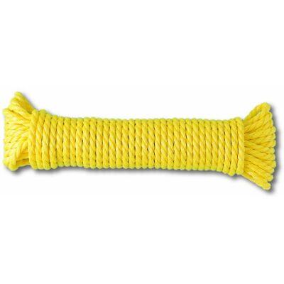 Chapuis Cuerda de Polipropileno retorcida 1 t Diámetro 8 mm Largo 15 m Amarillo Chapuis Cuerda de Polipropileno retorcida 1 t Diámetro 8 mm Largo 15 m Amarillo