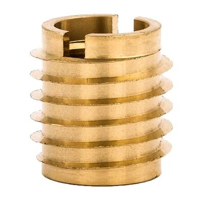 E-Z LOK Inserto roscado, latón, rosca para cuchillo, rosca interna de 3/8 a 16, 1,6 cm de longitud (paquete de 10) E-Z LOK Inserto roscado, latón, rosca para cuchillo, rosca interna de 3/8 a 16, 1,6 cm de longitud (paquete de 10)