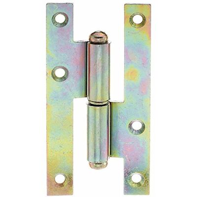 Alberts GAH- 340964 Bisagra (abre hacia la izquierda, metal galvanizado dorado) Alberts GAH- 340964 Bisagra (abre hacia la izquierda, metal galvanizado dorado)