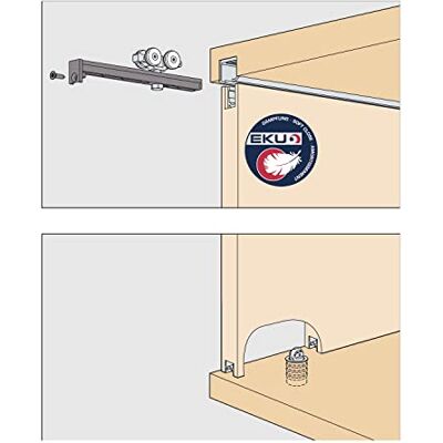HAWA CLIPO 36 HM - Herrajes para puerta corredera HAWA CLIPO 36 HM - Herrajes para puerta corredera
