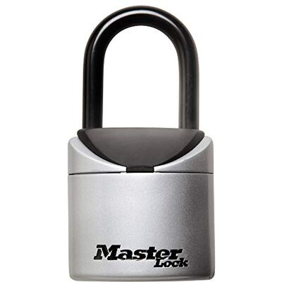 Master Lock Set Your Own Combinación Caja de bloqueo portátil, Negro, Gris Master Lock Set Your Own Combinación Caja de bloqueo portátil, Negro, Gris