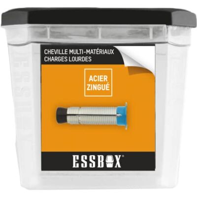 Scell-it Tobillo ESSBOX universal, sin tornillos, ØM6 mm, caja de 25, EX-92011106, ideal para cargas pesadas a muy pesadas, fijación robusta y fiable para su uso en paredes de hormigón Scell-it Tobillo ESSBOX universal, sin tornillos, ØM6 mm, caja de 25, EX-92011106, ideal para cargas pesadas a muy pesadas, fijación robusta y fiable para su uso en paredes de hormigón
