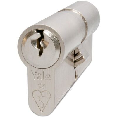 Yale KM4045-NP - Cerradura de puerta de alta seguridad con 3 llaves - Para todos los tipos de puertas Yale KM4045-NP - Cerradura de puerta de alta seguridad con 3 llaves - Para todos los tipos de puertas