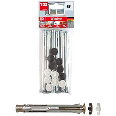 TOX Taco para marcos metálico Window 10 x 152 mm, 6 piezas, TOX Taco para marcos metálico Window 10 x 152 mm, 6 piezas,