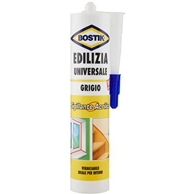 Bostik Construcción Universal Sellador Acrílico Gris 300ml Bostik Construcción Universal Sellador Acrílico Gris 300ml