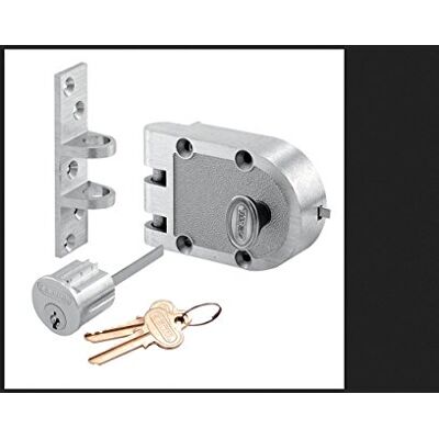 PRiME Segal Cerrojo de seguridad, unidad única, acabado cromado, construcción de aleación de bronce sólido, cilindro único, golpe plano PRiME Segal Cerrojo de seguridad, unidad única, acabado cromado, construcción de aleación de bronce sólido, cilindro único, golpe plano
