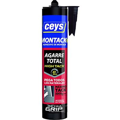 ceys Montack Adhesivo de montaje Máximo Tack 500kg Color Marrón Cartucho 450GR ceys Montack Adhesivo de montaje Máximo Tack 500kg Color Marrón Cartucho 450GR