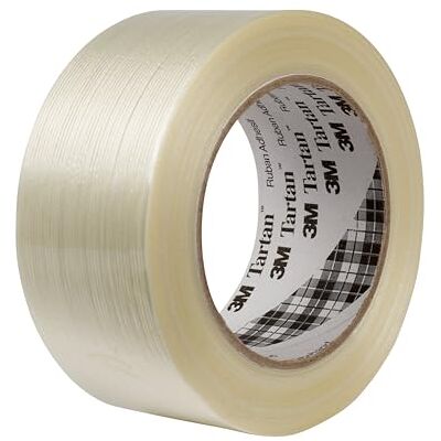 3M 8953 Cinta de Filamentos Horizontales de Uso General, 50 mm x 50 m, 18 unidades 3M 8953 Cinta de Filamentos Horizontales de Uso General, 50 mm x 50 m, 18 unidades