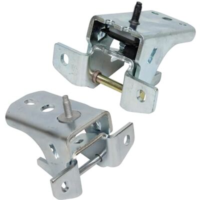 TRQ Juego de 2 bisagras de puerta delantera superior e inferior izquierda o derecha, compatible con Ford Mercury TRQ Juego de 2 bisagras de puerta delantera superior e inferior izquierda o derecha, compatible con Ford Mercury