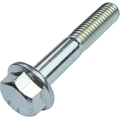 AERZETIX Juego de 10 Perno de Brida con Cabeza Hexagonal M8x45mm DIN 6921 Acero Galvanizado Color Plata Tornillo de Montaje AERZETIX Juego de 10 Perno de Brida con Cabeza Hexagonal M8x45mm DIN 6921 Acero Galvanizado Color Plata Tornillo de Montaje